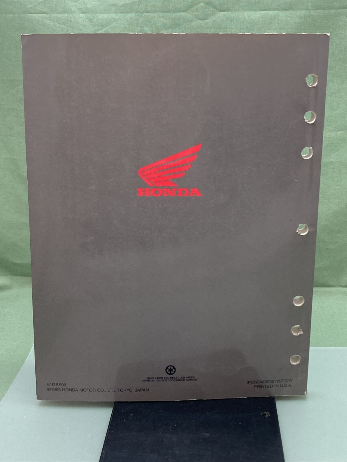 GENUINE HONDA 61GBF03 CR80R/CR80RB SERVICE MANUAL '95-'98