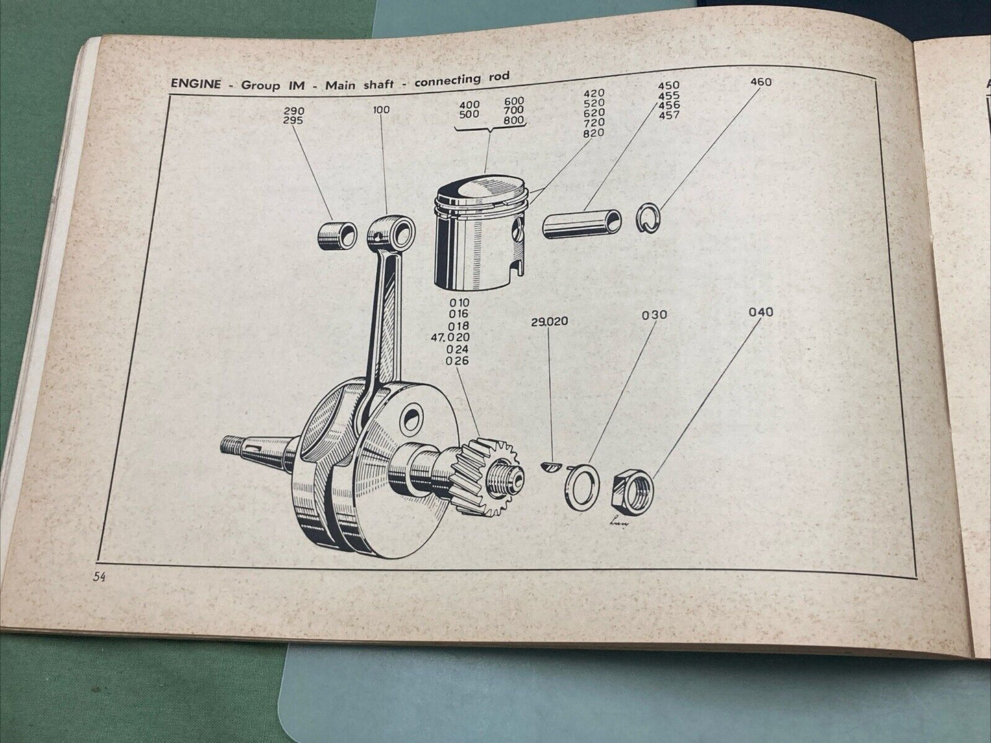 DUCATI FALCON 50 CC INSTRUCTION AND PARTS MANUAL