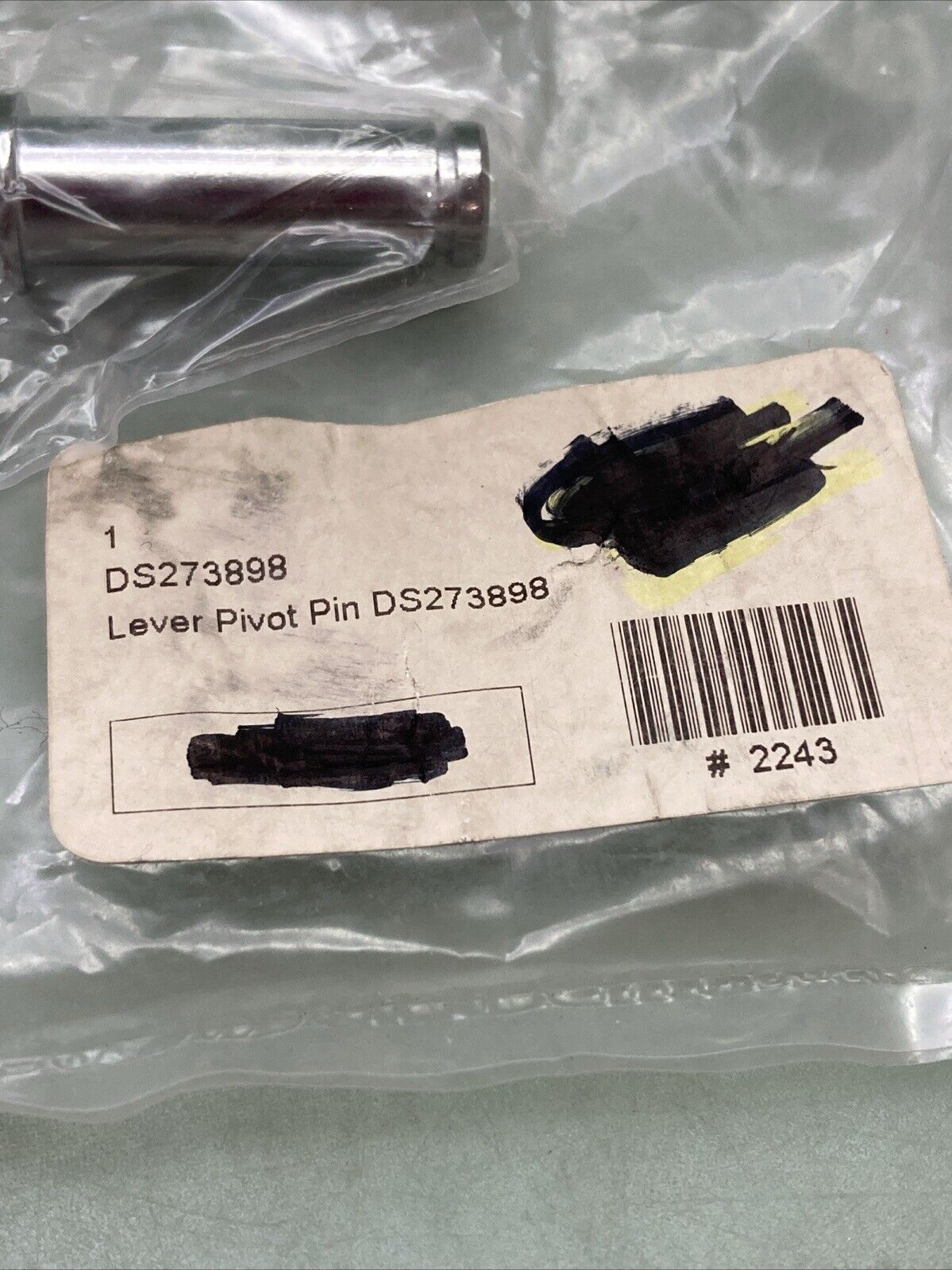 NEW REPLACES DRAG SPECIALTIES DS273898 LEVER PIVOT PIN
