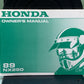 GENUINE HONDA 31KW3610 NX250 OWNER'S MANUAL '89