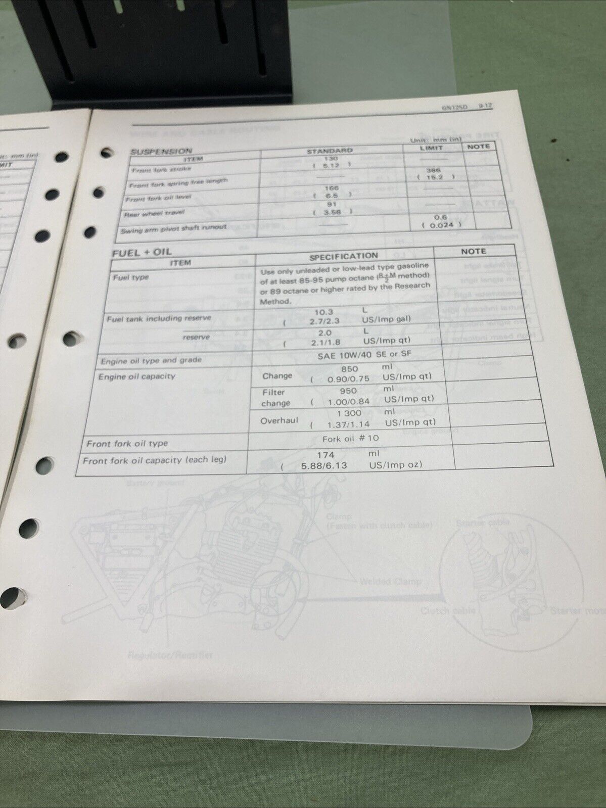 GENUINE SUZUKI 99500-31000-03E GN125 SUPPLEMENTARY SERVICE MANUAL