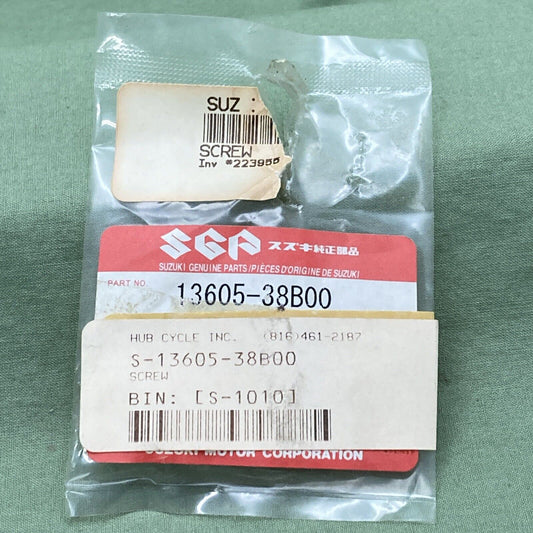 NEW GENUINE SUZUKI 13605-38B00 CARBURETOR FRONT SCREW