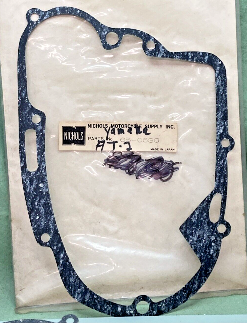 NEW NICHOLS 65-0639 GASKET SET INCOMPLETE KIT