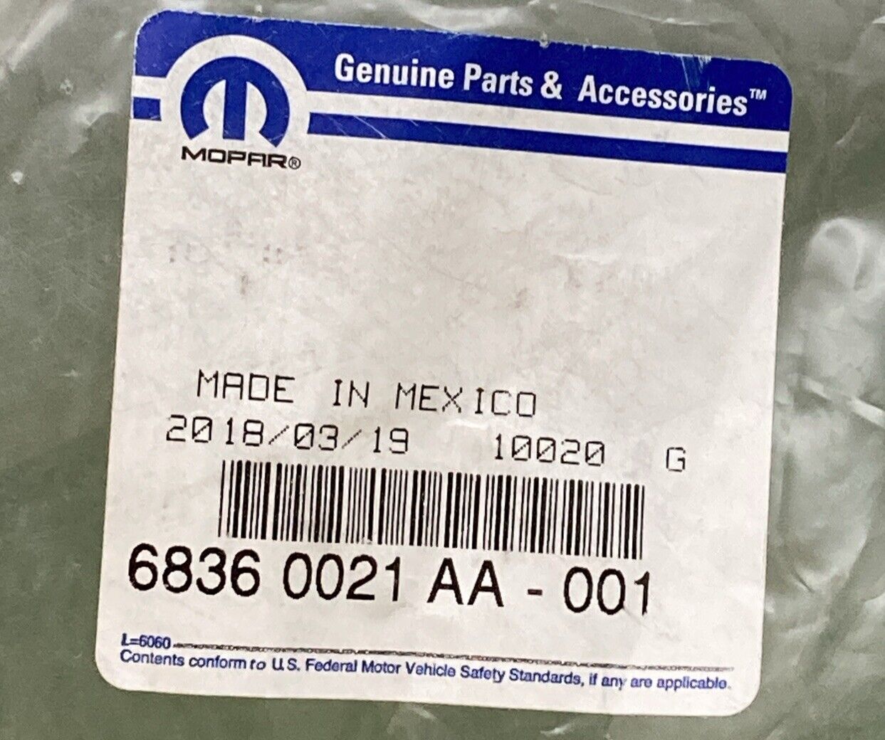 NEW GENUINE MOPAR 68360021AA AM/FM Antenna Cable