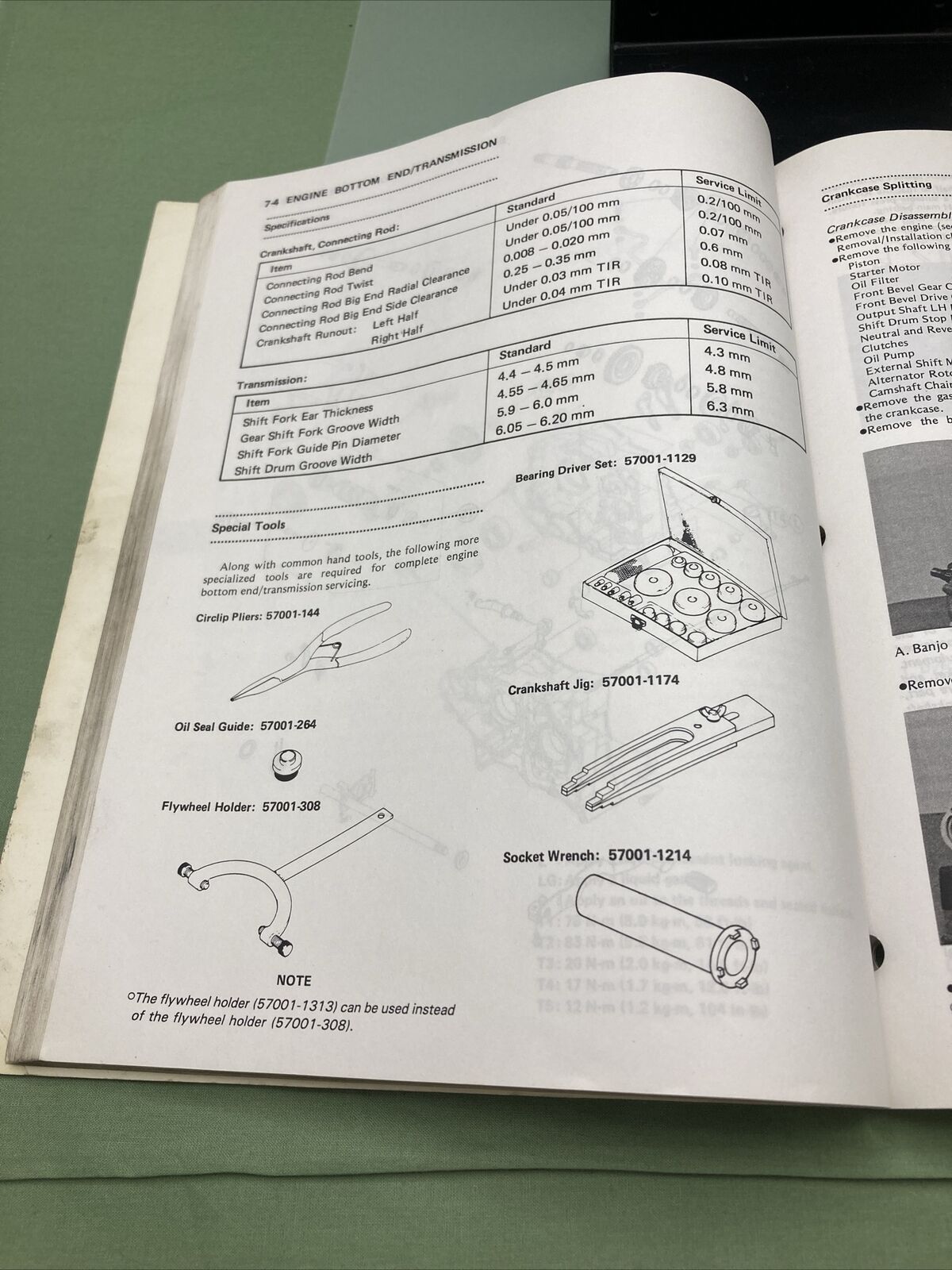 GENUINE KAWASAKI 99924-1057-02 SERVICE MANUAL KLF300