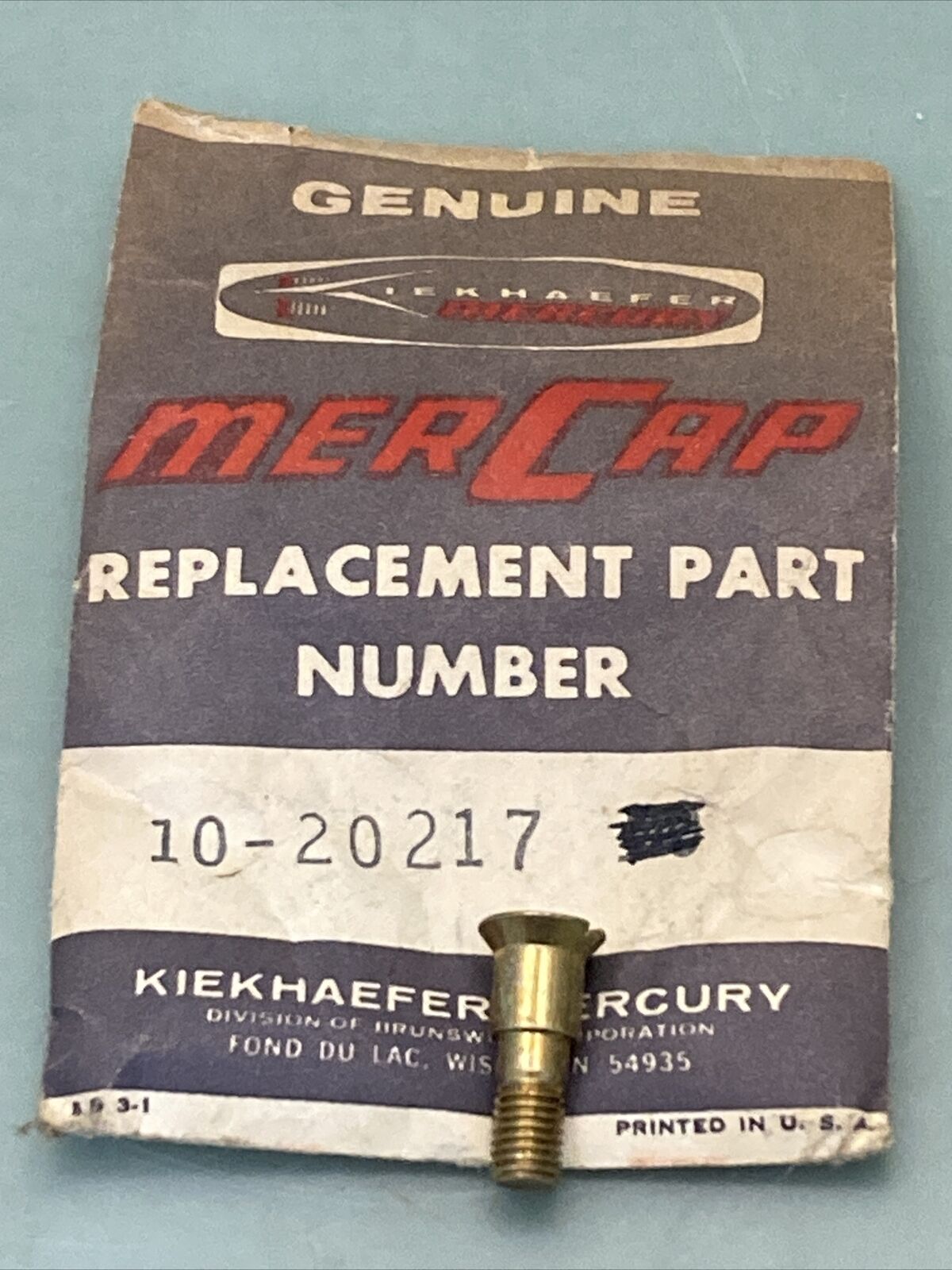 QTY 2 NEW GENUINE MERCURY QUICKSILVER 10-20217 SCREW