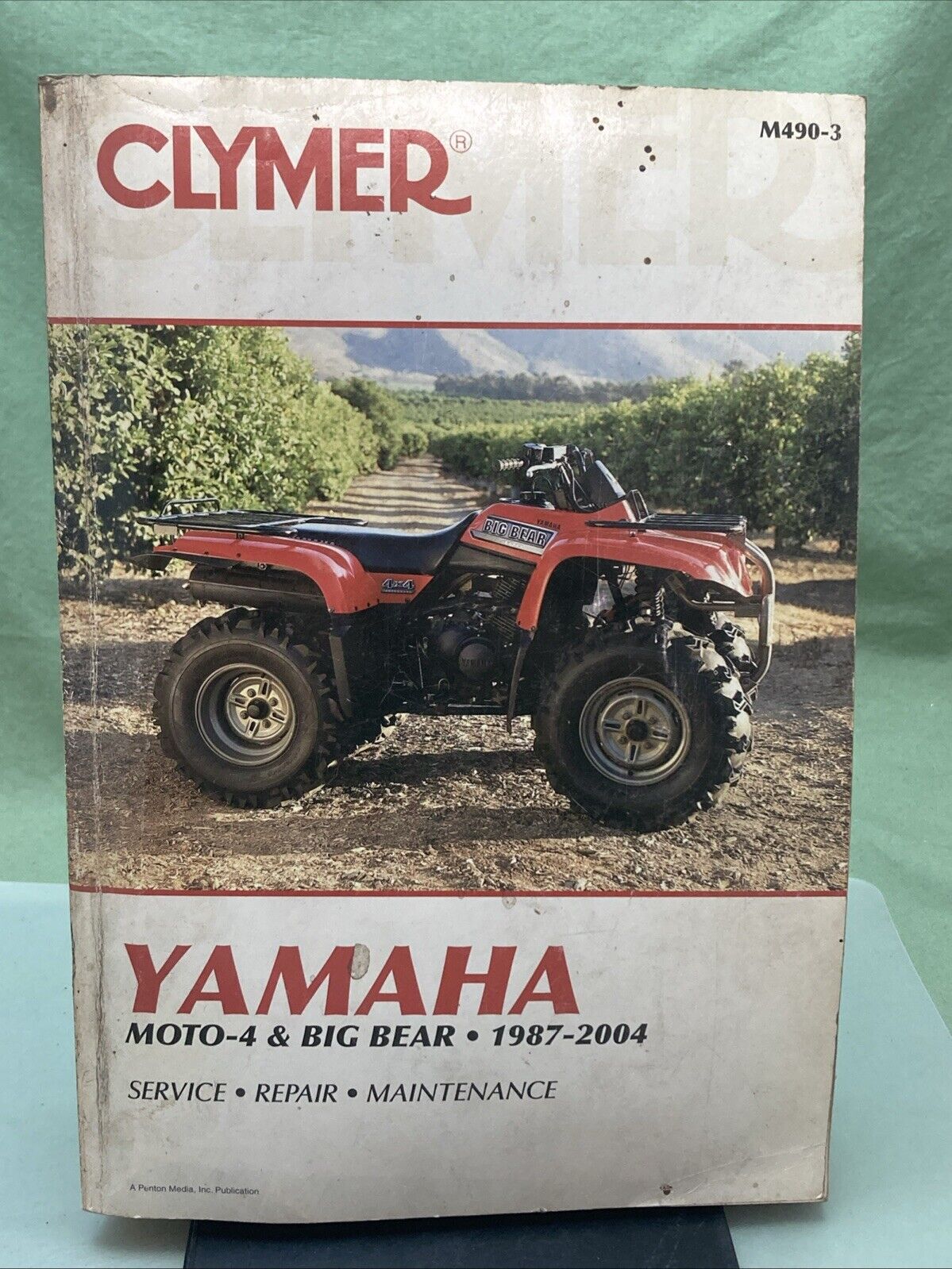 GENUINE CLYMER M490-3 YAMAHA MOTO-4, BIG BEAR REPAIR MANUAL 1987-2004