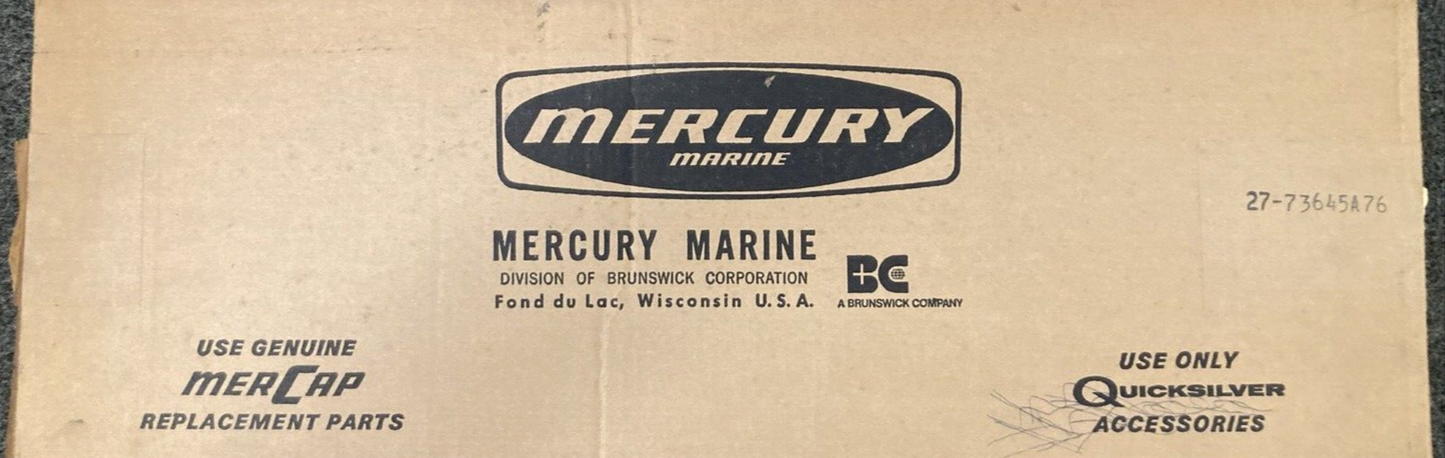 NEW GENUINE MERCURY 27-73645A76 GASKET SET INCOMPLETE SEE PHOTOS