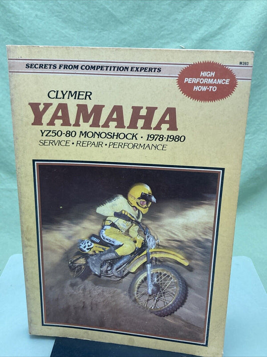 CLYMER M393 YZ50-80 MONOSHOCK 78-80 SERVICE MANUAL YAMAHA