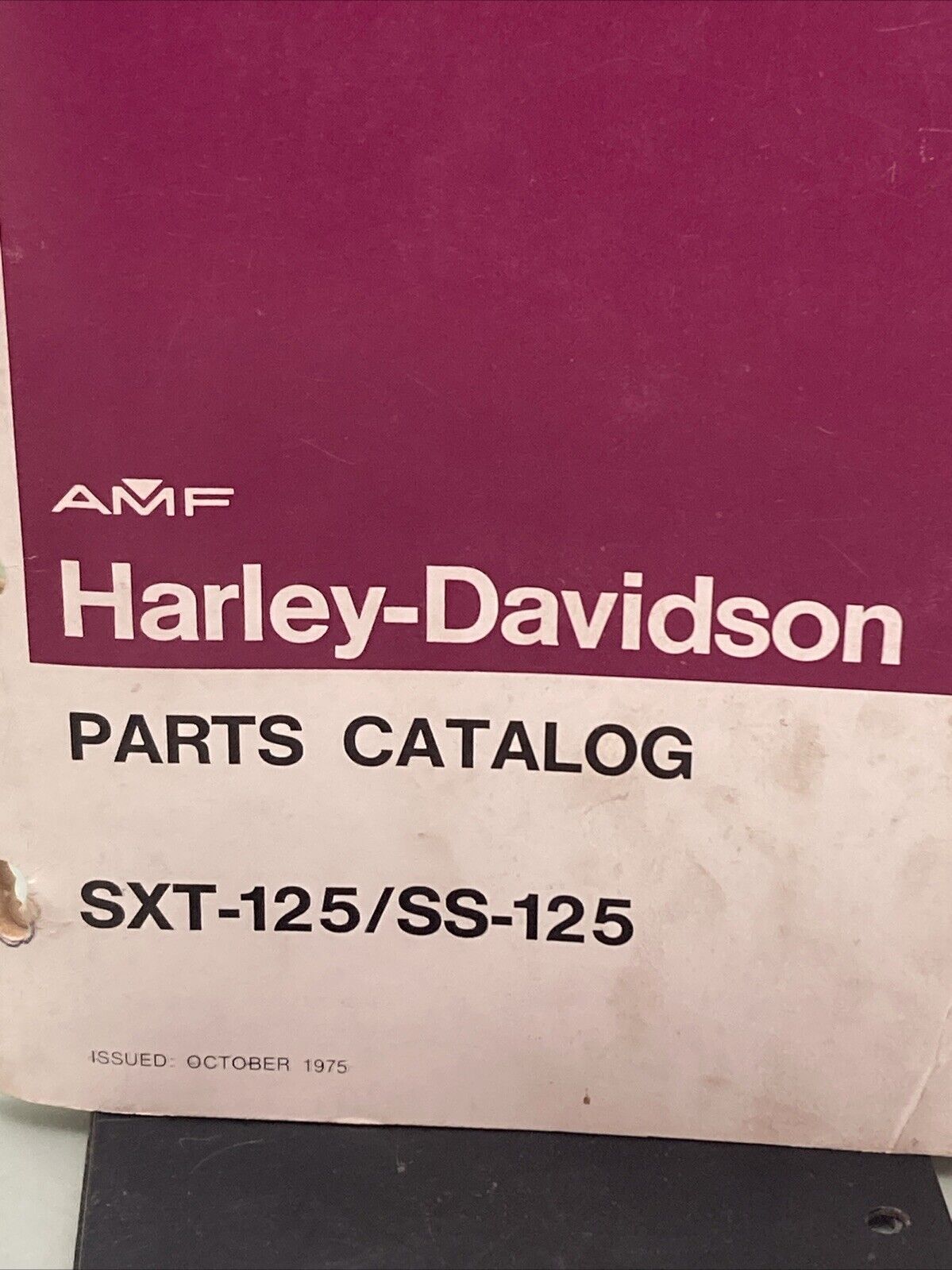 AMF HARLEY DAVIDSON 99432-76 SXT-125/SS-125 PARTS CATALOG 1975-1976