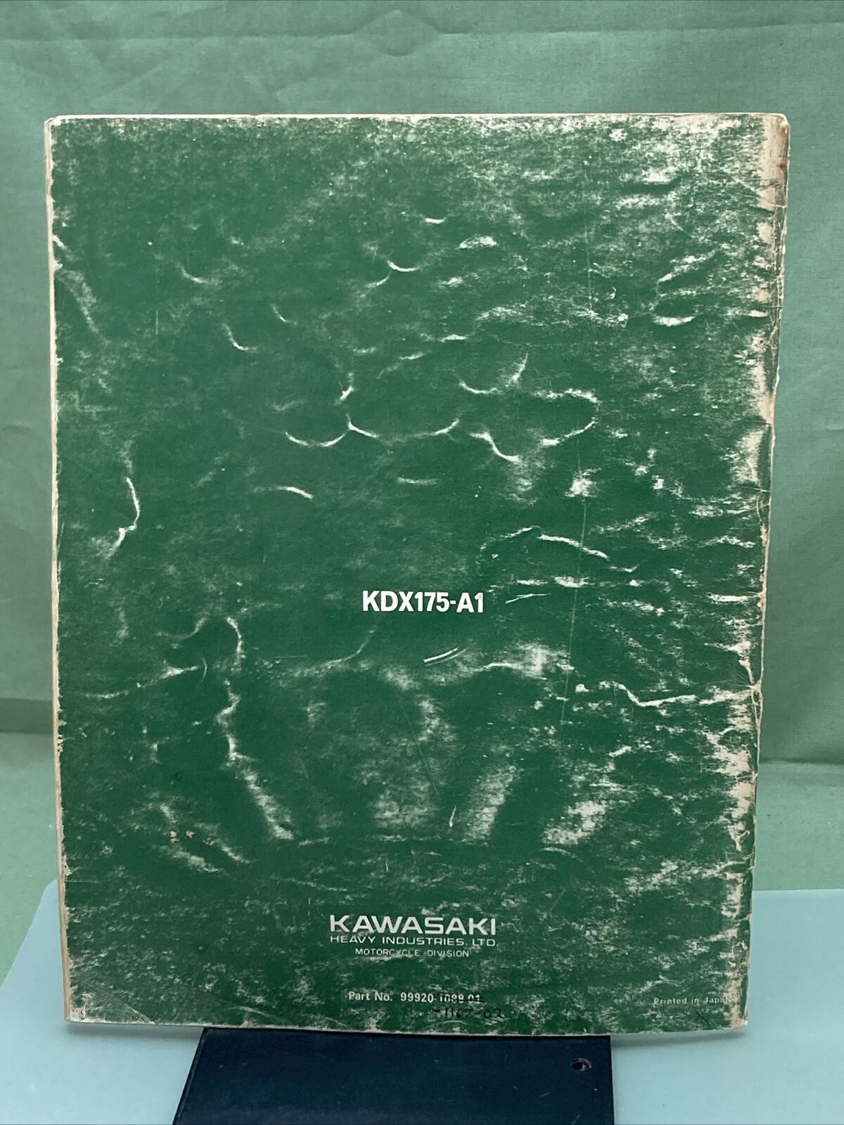 GENUINE KAWASAKI 99920-1088-01 KDX175 OWNER'S/SERVICE MANUAL