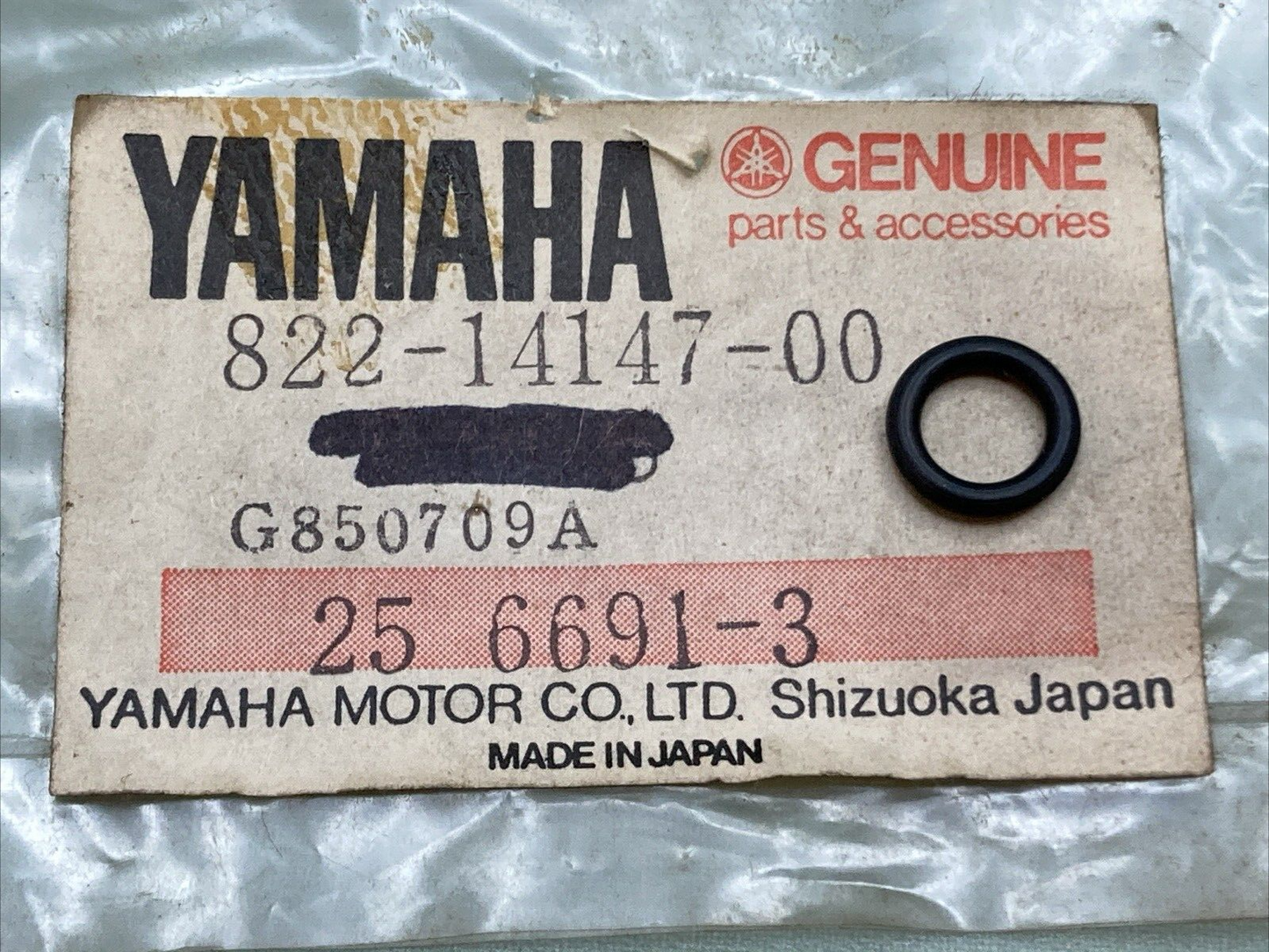 QTY 2 NEW GENUINE YAMAHA 822-14147-00 O-RING