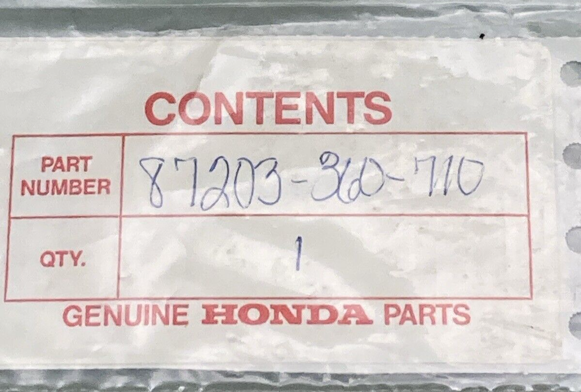 NEW GENUINE HONDA 87203-360-710 EMBLEM, SIDE COVER