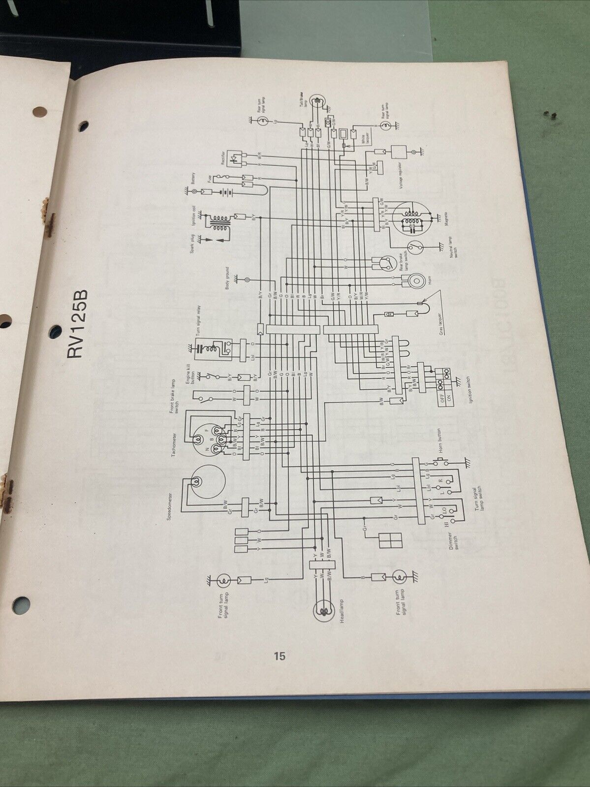 GENUINE SUZUKI WIRING DIAGRAMS 1977