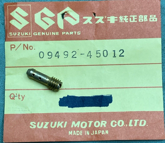 NEW GENUINE SUZUKI 09492-45012 PILOT JET CARBURETOR