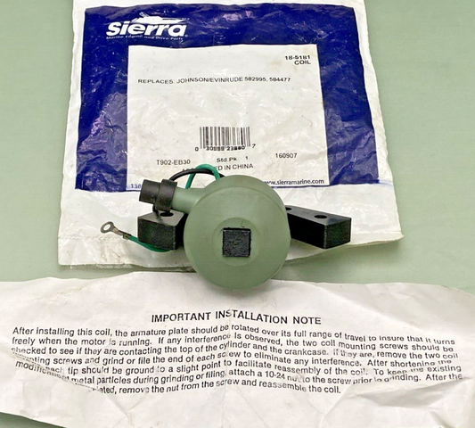 NEW REPLACES SIERRA 18-5181 IGNITION COIL EVINRUDE JOHNSON 584477 MERCURY 802371