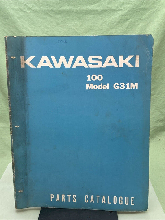 GENUINE KAWASAKI PARTS CATALOG 100 MODEL G31M NO. 6920