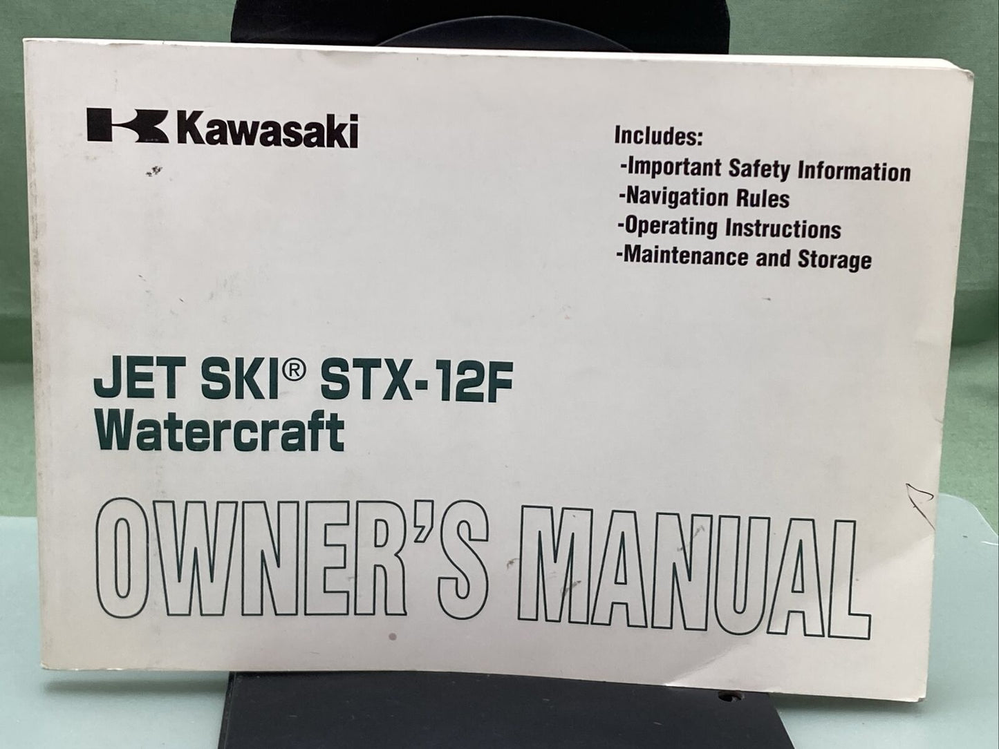 GENUINE KAWASAKI 99987-1173 JET SKI STX-12F WATERCRAFT OWNER'S MANUAL