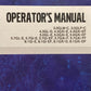 GENUINE VOLVO PENTA VPA 7742705 OPERATOR'S MANUAL 3.0GLM-C, 3.0GLP-C, 4.3GL-D