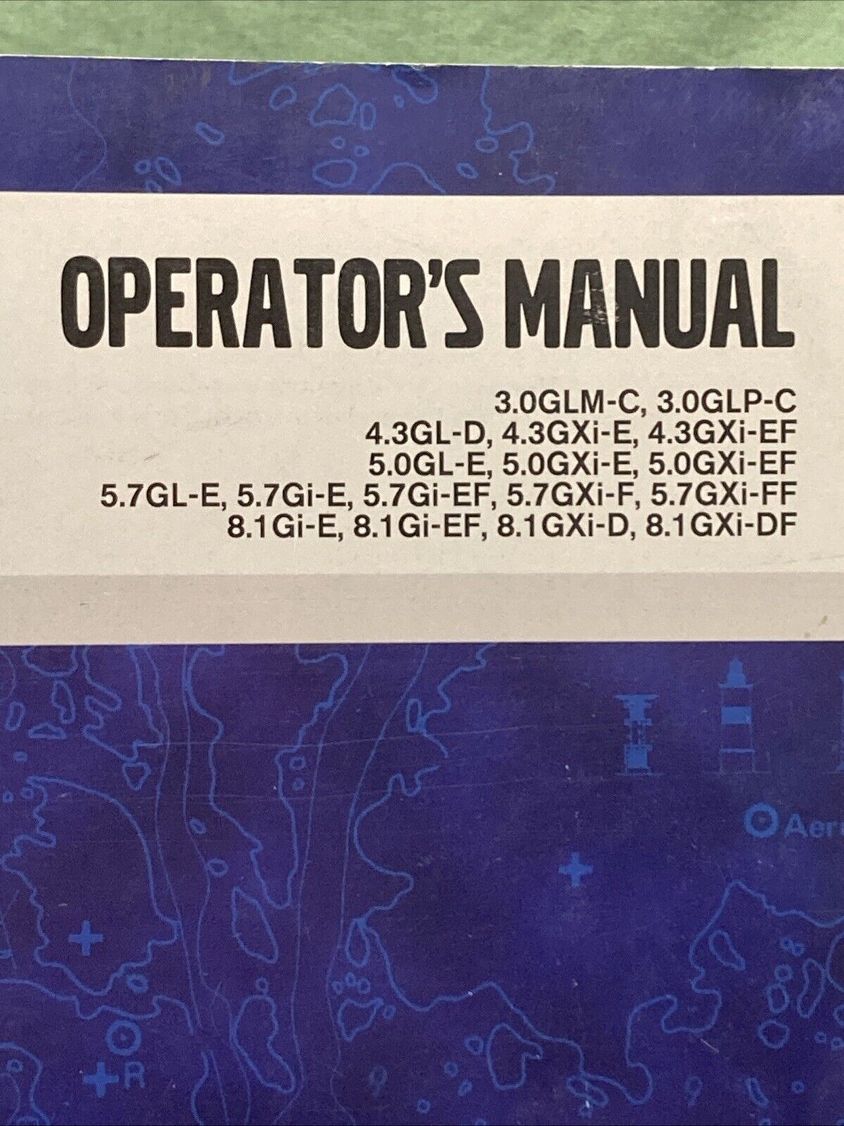 GENUINE VOLVO PENTA VPA 7742705 OPERATOR'S MANUAL 3.0GLM-C, 3.0GLP-C, 4.3GL-D