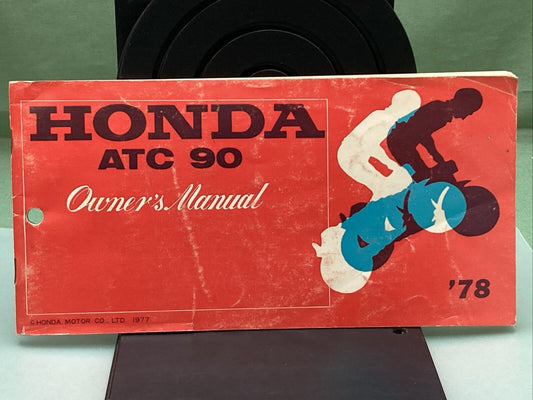 GENUINE HONDA 3194207 ATC 90 OWNER'S MANUAL '78