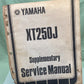 GENUINE YAMAHA LIT-11616-01-91 XT250J SUPPLEMENTARY SERVICE MANUAL