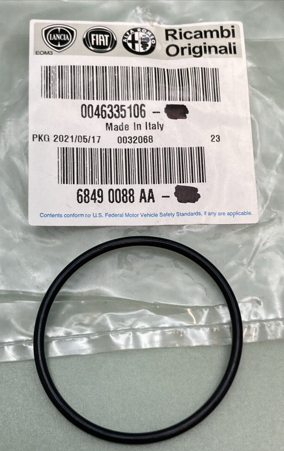 NEW GENUINE MOPAR BY RICAMBI 68490088AA Seal-THERMOSTAT 0046335106