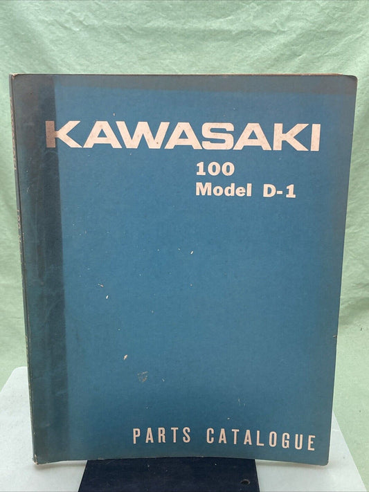 GENUINE KAWASAKI PARTS CATALOG 100 MODEL D-1 NO. 6911