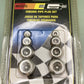 NEW GENUINE MR. GASKET CO. 6352G CHROME PIPE PLUG SET