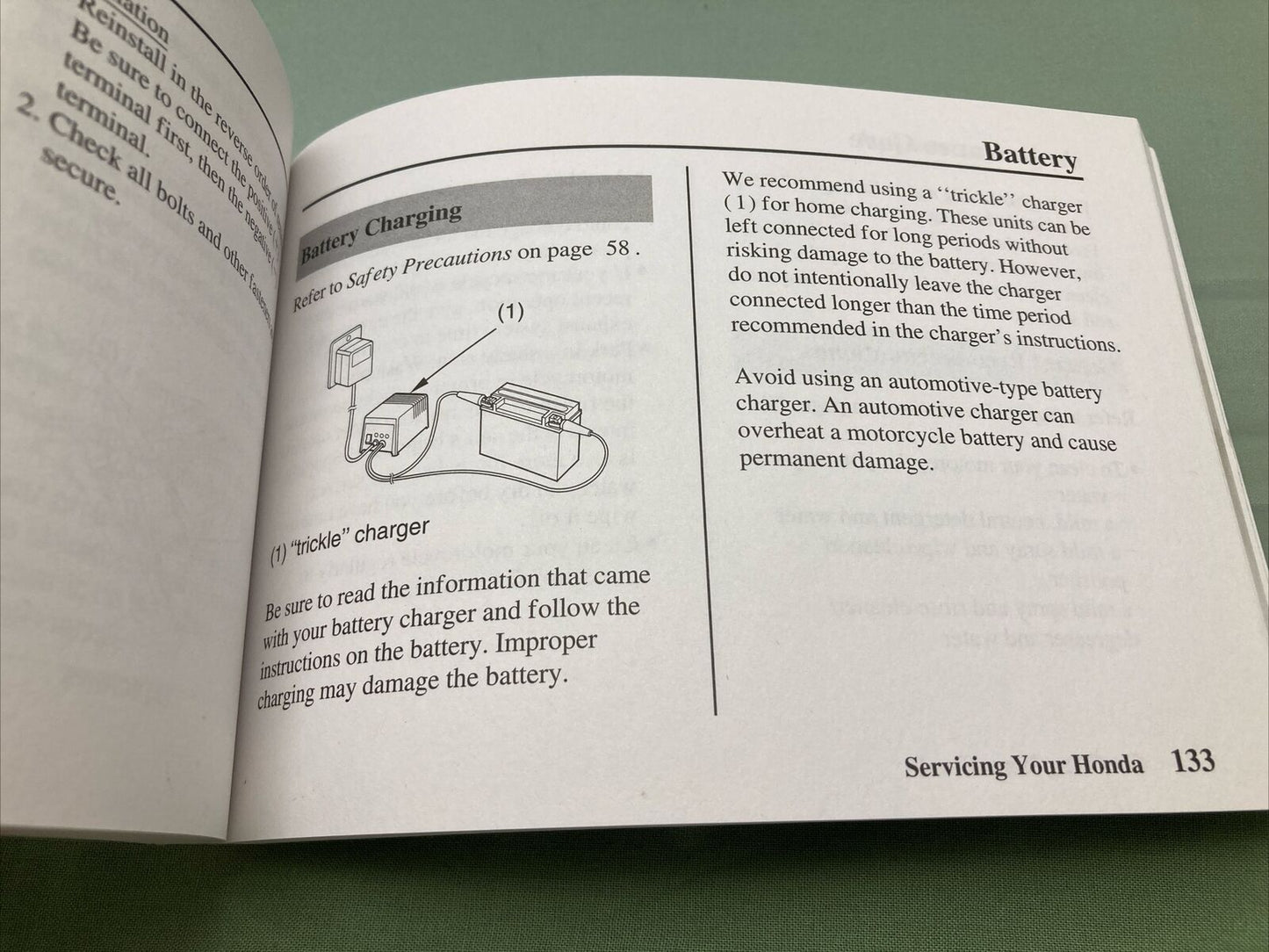 GENUINE HONDA 31MEA630 VTX1300S/R OWNER'S MANUAL '06