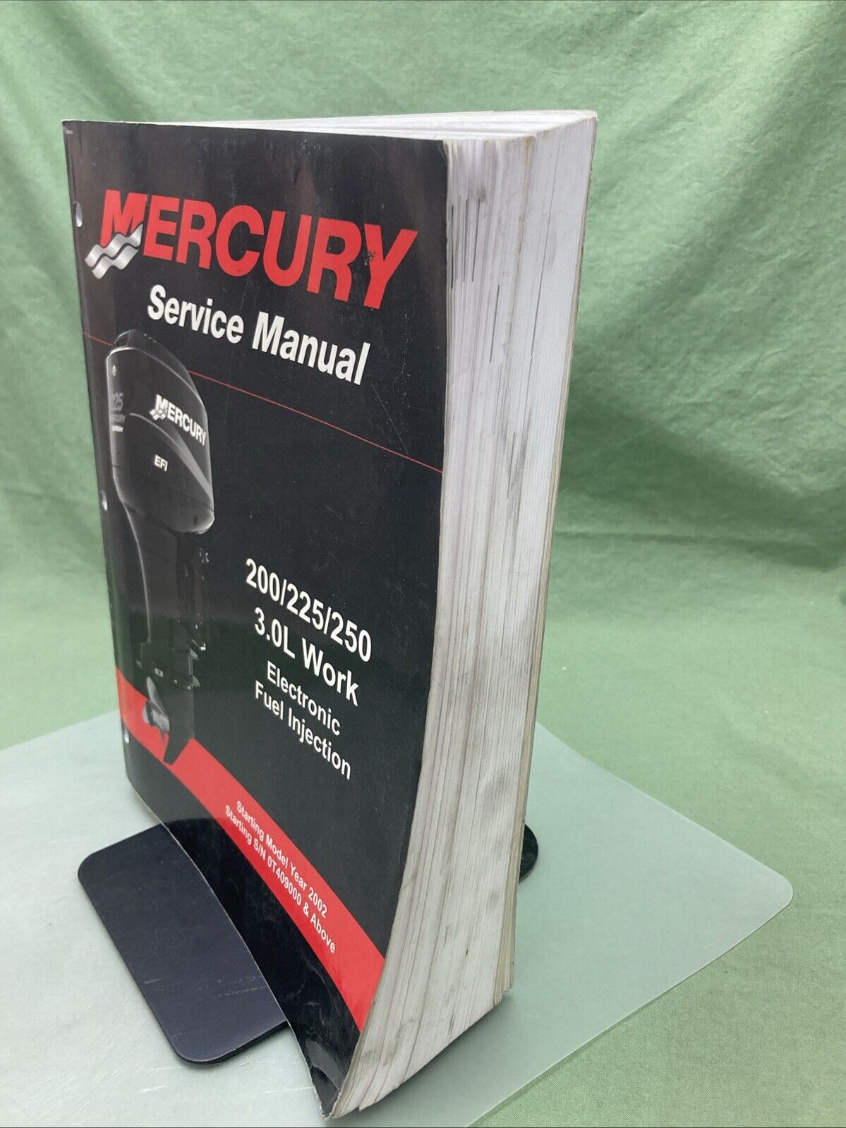 GENUINE MERCURY 90-884294R01 200/225/250 3.0L WORK EFI SERVICE MANUAL 2003