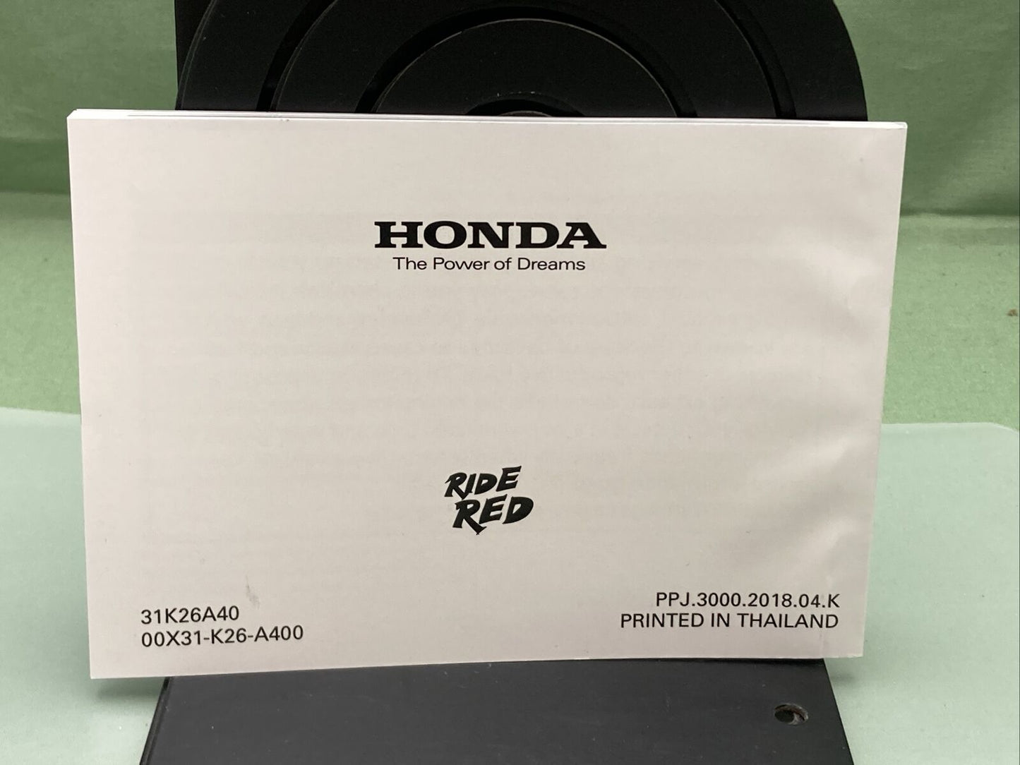 GENUINE HONDA 31K26A40 GROM125/A OWNER'S MANUAL '19