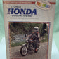 GENUINE CLYMER M324 HONDA TWINSTAR 1978-1980 SERVICE MANUAL