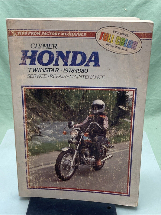 GENUINE CLYMER M324 HONDA TWINSTAR 1978-1980 SERVICE MANUAL