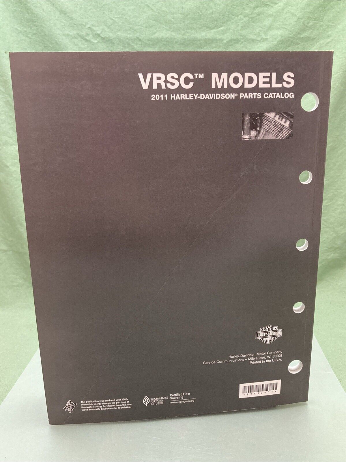 HARLEY DAVIDSON 99457-11 VRSC MODELS 2011 PARTS CATALOG