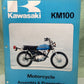 GENUINE KAWASAKI 99931-1021-01 KM100 MOTORCYCLE ASSY AND PREP MANUAL 1976