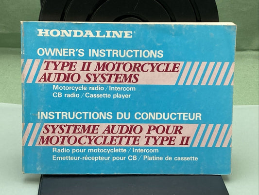 GENUINE HONDA 280-4283-00 TYPE II MOTORCYCLE AUDIO SYSTEMS