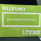 GENUINE SUZUKI 99011-35B20-03A LT230E OWNER'S MANUAL