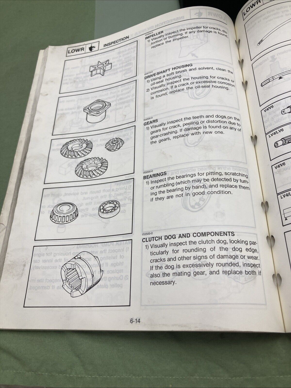 GENUINE YAMAHA LIT-18616-00-50 115D, 130D/L130D, 150D/L150D SERVICE MANUAL 1989