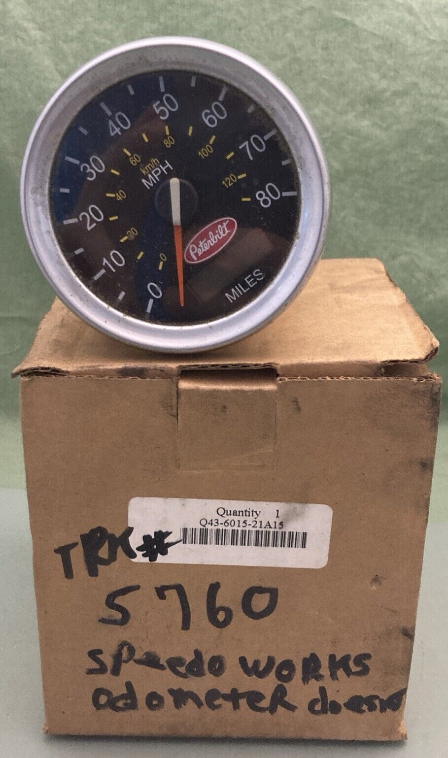 PETERBILT Q43-6015-21A15 SPEEDOMETER