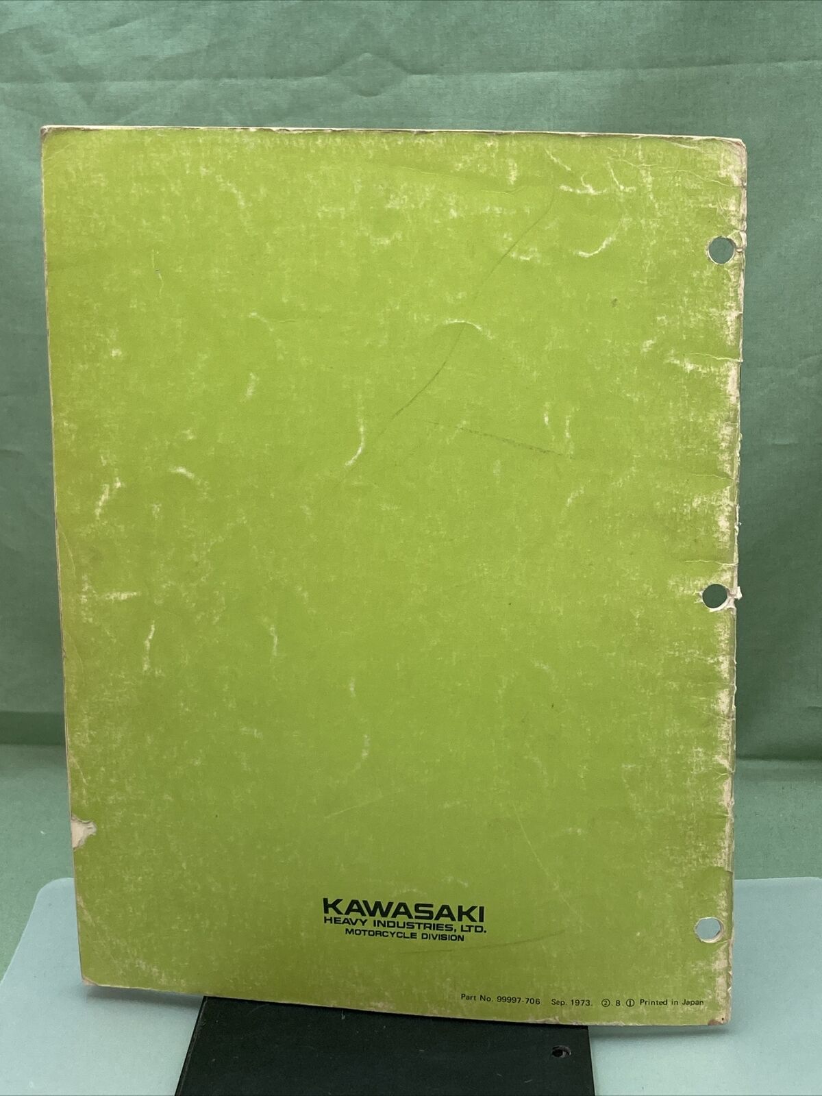 GENUINE KAWASAKI 99997-706 KX 250 SHOP MANUAL