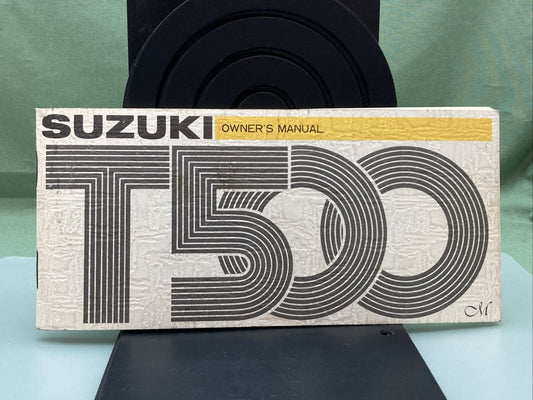 GENUINE SUZUKI 99011-15600 T500 OWNER'S MANUAL