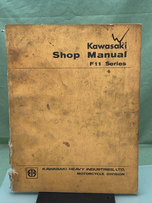 GENUINE KAWASAKI 99997-701 F11 SERIES SHOP MANUAL