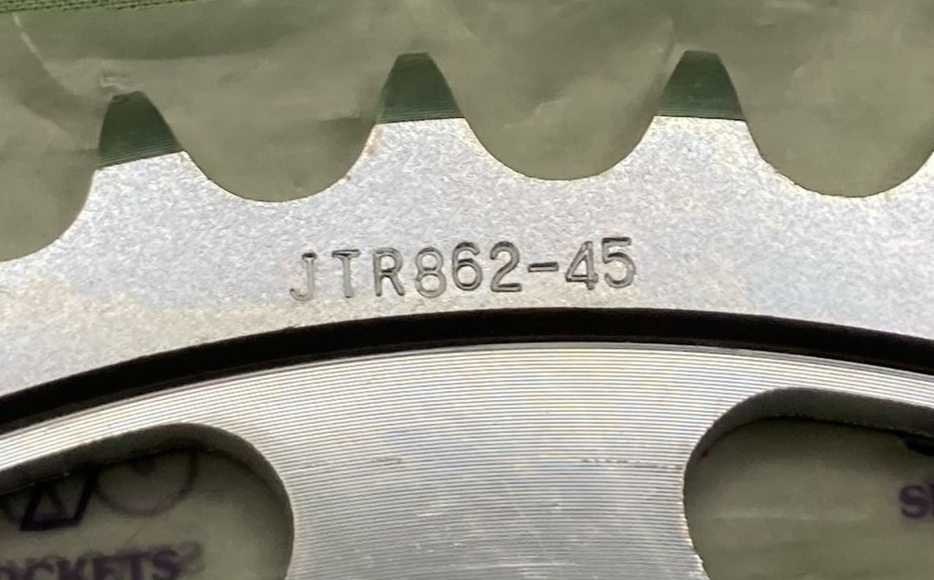 NEW GENUINE JT JTR862.45 45 T  REAR SPROCKET YAMAHA