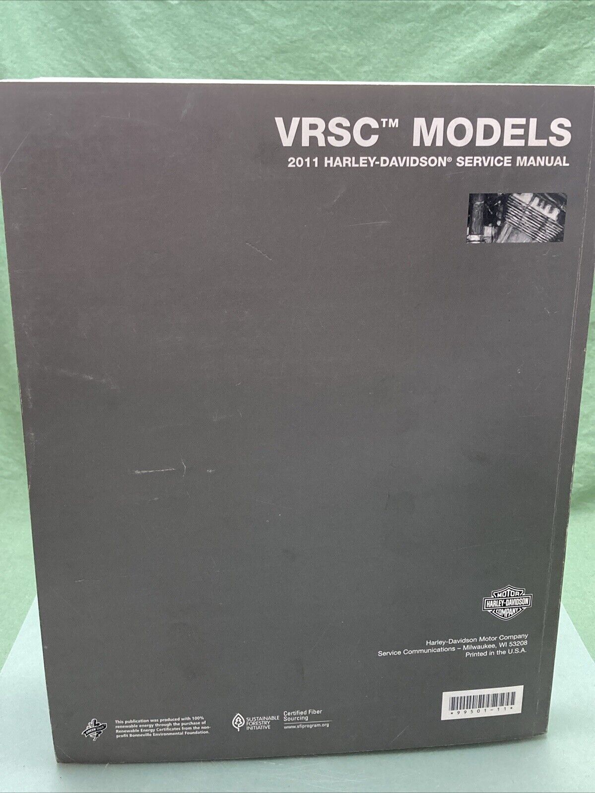 HARLEY DAVIDSON 99501-11 VRSC MODELS 2011 SERVICE MANUAL