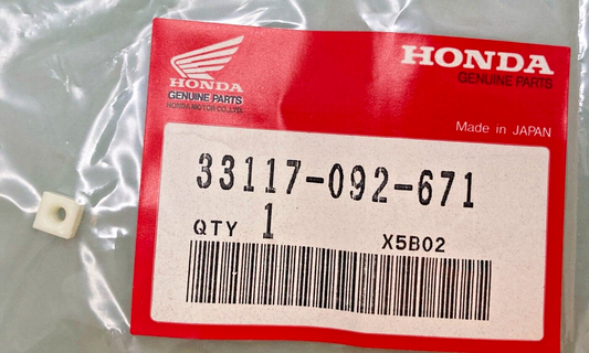 NEW GENUINE HONDA 33117-092-671 NUT, HEADLIGHT BEAM ADJ.