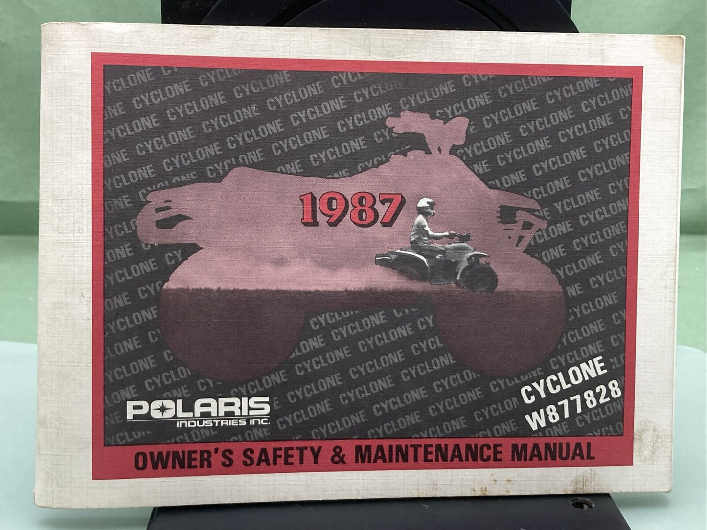 GENUINE POLARIS W877828 CYCLONE OWNER'S SAFETY AND MAINTENANCE MANUAL 9911324