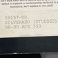NEW IRON HORSE LEATHER CO 59157-00 SILVERADO STUDDED 98-00 ACE 750