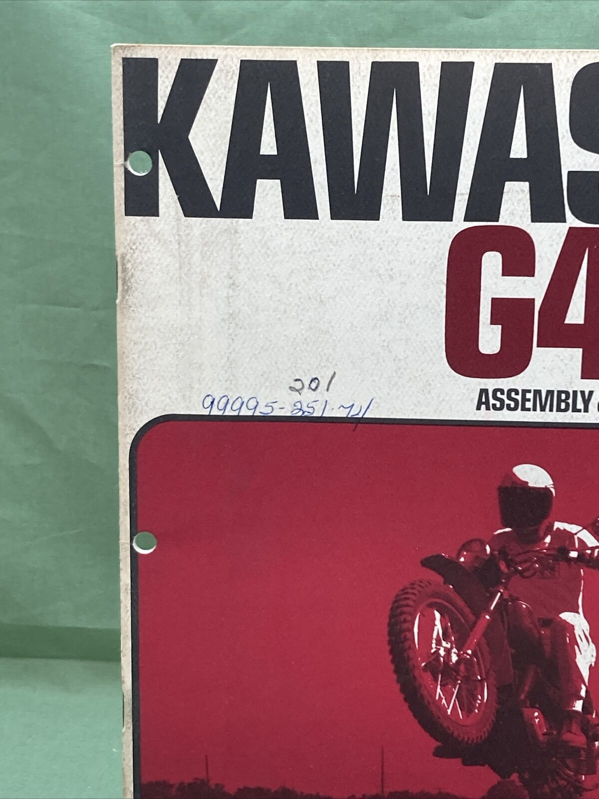 GENUINE KAWASAKI 99995-201-74 G4TRD ASSEMBLY & PREPARATION MANUAL