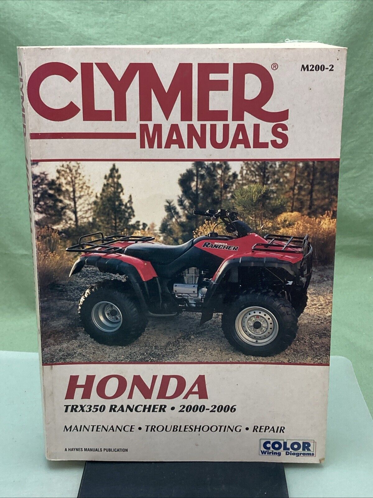 GENUINE CLYMER M200-2 HONDA TRX350 RANCHER 2000-2006 REPAIR MANUAL